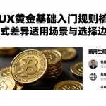 COMEX黄金基础入门规则梳理不同模式差异适用场景与选择边界详解