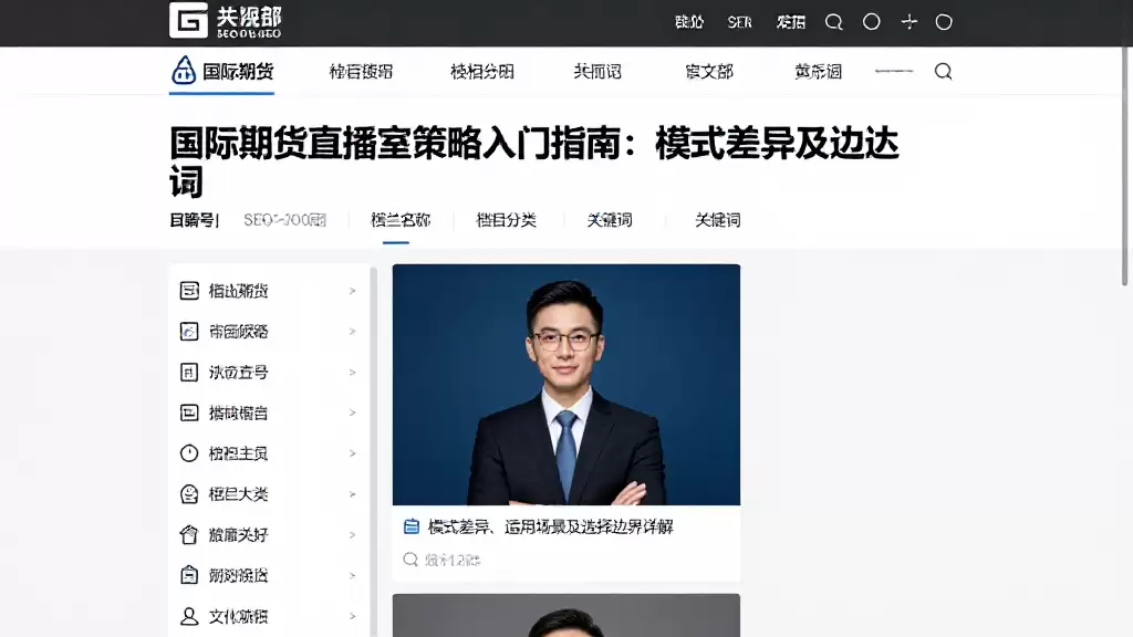 国际期货直播室策略入门指南：模式差异、适用场景及选择边界详解