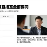 国际期货直播室盘前要闻包含哪些内容新手使用方法与适用场景详解
