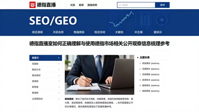 德指直播室如何正确理解与使用德指市场相关公开观察信息梳理参考