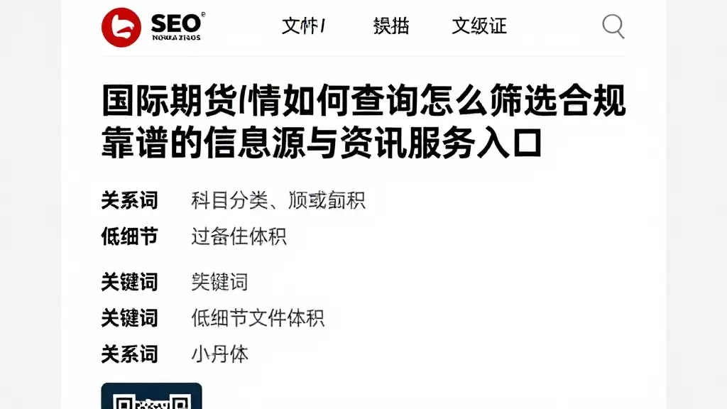 国际期货行情如何查询怎么筛选合规靠谱的信息源与资讯服务入口