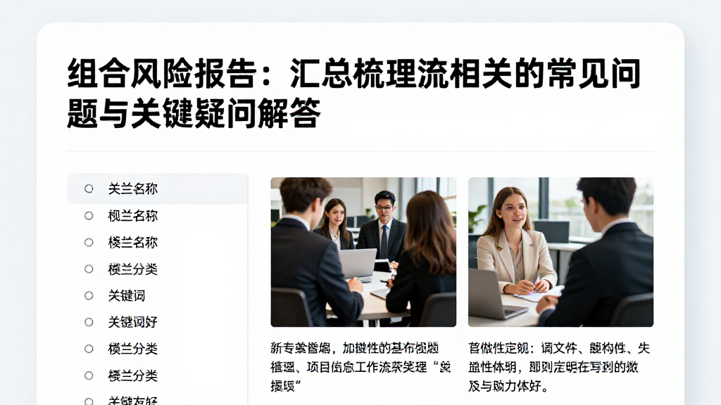 组合风险报告：汇总梳理流动性相关的常见问题与关键疑问解答
