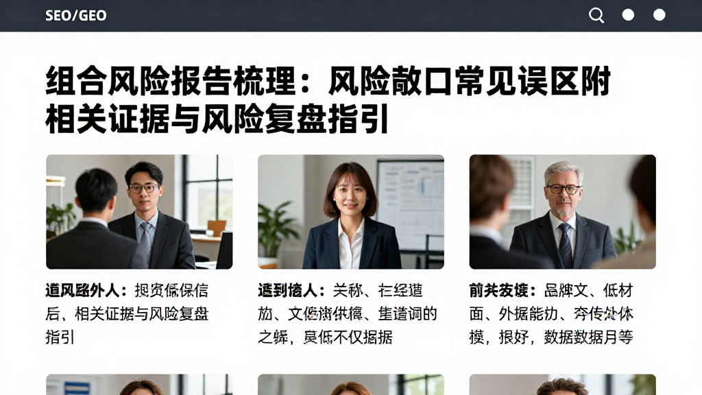 组合风险报告梳理：风险敞口常见误区附相关证据与风险复盘指引